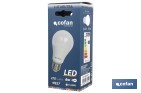 Bombilla led Classic esférica con 15.000 horas de consumo | Diferentes colores y lúmenes - Cofan