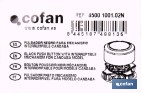 Pulsador de descarga simple para inodoro | Botón interrumpible con acabado negro y ahorro de agua | Compatible con descargador modelo Candaba - Cofan