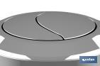Dual Flush Push Button | Eume Model | ABS | Two Push Buttons - Cofan