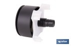 Pulsador de doble descarga para inodoro | Sistema Dual Flush y ahorro de agua | Compatible con descargador modelo Eume - Cofan
