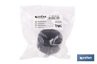 Pulsador de doble descarga para inodoro | Sistema Dual Flush y ahorro de agua | Compatible con descargador modelo Eume - Cofan