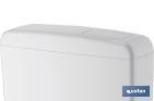 Cofan Medium Level Cistern | Complete Cistern | Flush Interruption | Bratán Model | ABS - Cofan