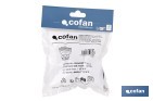 Sink Valve | Polypropylene | Size: 1" 1/2 x 70 or 1" 1/2 85 | Screw and Plug Included | High Drainage Capacity - Cofan