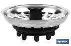 Cofan Strainer Plug with Filter | Stainless Steel | Diameter of 80mm - Cofan