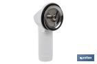 Cofan Sink Valve | Size: 1" 1/2 x 115 | Stainless Steel Strainer Plug and Screw | 2 Overflow Pipe Models | Polypropylene - Cofan