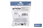 Valve Siphonique Extraplate para Receveur de Douche | Sortie de Ø40 mm | Joint conique réducteur de Ø32 mm | Sans Enjoliveur - Cofan