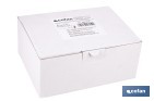 Válvula sifónica extraplana para ducha | Embellecedor cromado de acero inoxidable | Salida horizontal de Ø32-40 mm - Cofan