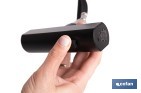 Grifo de cocina negro con 3 funciones y giro 360º | Material: acero inoxidable 304 | Cartucho cerámico de Ø35 mm - Cofan