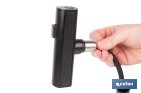 Grifo de cocina negro con 3 funciones y giro 360º | Material: acero inoxidable 304 | Cartucho cerámico de Ø35 mm - Cofan