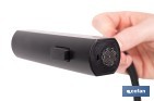 Grifo de cocina negro con 3 funciones y giro 360º | Material: acero inoxidable 304 | Cartucho cerámico de Ø35 mm - Cofan