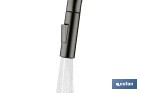 Grifo de cocina extensible con rociador de 2 funciones | Giratorio 360° | Cartucho cerámico de Ø35 mm y latiguillos de 50 cm | Disponible en diferentes acabados - Cofan