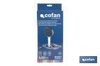 Kit de Ducha: Mango + Flexo + Soporte | Mango con 3 Funciones | Fabricado en ABS cromado - Cofan