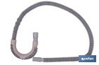 Manguera de desagüe para lavadora | Flexible corrugada con 0,8 a 2 metros y Ø24 mm - Cofan