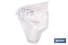Manguito de conexión acodado excéntrico 45° | Conexión recortable con goma labiada | Compatible con tuberías de evacuación de Ø90 y Ø110 mm - Cofan