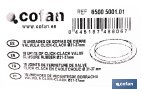 Bolsa de 10 gomas para válvula click-clack | Junta de caucho para cierre hermético | Medidas: Ø31-37 mm - Cofan