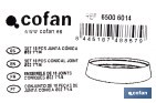 Set de 10 juntas tóricas cónicas para sifones | Sellado hermético | Disponible en diferentes medidas - Cofan