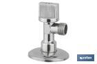 SET OF 2 ANGLE VALVES | AVAILABLE IN 2 SIZES | BRASS CW617N | 1/4 TURN ANGLE VALVE