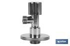 Valve d'Équerre | Modèle Piston | Dimensions : 1/2" x 3/8" | Fabriquée en Laiton CV617N - Cofan