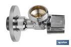 Válvula de Esquadria para máquina de lavar| Medidas: 1/2" x 3/4" | Fabricada em Latão CV617N | Fecho e Abertura 1/4 de Volta - Cofan