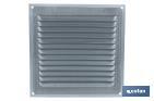 Grille de Ventilation avec Moustiquaire | Fabriquée en Aluminium Blanc | Plusieurs Dimensions - Cofan