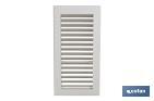 Grille de Ventilation pour Encastrer | Fabriquée en ABS | 13,3 x 26 cm - Cofan