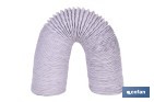 Tubo de evacuación extensible | Adecuado para secadora y aire acondicionado | Resistente hasta 150 °C | Disponible en diferentes medidas - Cofan