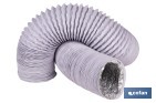 Tubo de evacuación extensible | Adecuado para secadora y aire acondicionado | Resistente hasta 150 °C | Disponible en diferentes medidas - Cofan
