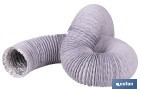 Tubo de evacuación extensible | Adecuado para secadora y aire acondicionado | Resistente hasta 150 °C | Disponible en diferentes medidas - Cofan