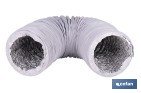 Tubo de evacuación extensible | Adecuado para secadora y aire acondicionado | Resistente hasta 150 °C | Disponible en diferentes medidas - Cofan