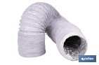 Tubo de evacuación extensible | Adecuado para secadora y aire acondicionado | Resistente hasta 150 °C | Disponible en diferentes medidas - Cofan