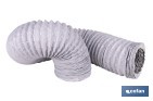 Tubo de evacuación extensible | Adecuado para secadora y aire acondicionado | Resistente hasta 150 °C | Disponible en diferentes medidas - Cofan