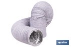 Tubo de evacuación extensible | Adecuado para secadora y aire acondicionado | Resistente hasta 150 °C | Disponible en diferentes medidas - Cofan
