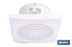 Extractor de aire axial con panel frontal y sistema antirretorno | Protección IP24, color blanco | Disponible en diferentes diámetros - Cofan