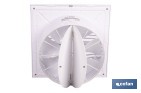 Extractor de aire axial silencioso | Con panel frontal fino y antirretorno | Protección IP45 | Disponible en diferentes diámetros - Cofan