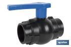 PP ball valve with F-F thread PN16 | Available in different sizes - Cofan