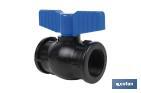 PP ball valve with F-F thread PN16 | Available in different sizes - Cofan