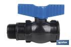 PP ball valve with M-F thread PN16 | Available in different sizes - Cofan