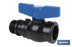 PP ball valve with M-F thread PN16 | Available in different sizes - Cofan