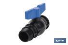 PP ball valve with M-F thread PN16 | Available in different sizes - Cofan
