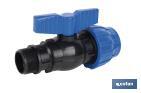PP ball valve coupling | Male thread PN16 | Available in different threads - Cofan