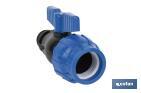 PP ball valve coupling | Male thread PN16 | Available in different threads - Cofan