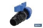 PP ball valve coupling | Male thread PN16 | Available in different threads - Cofan