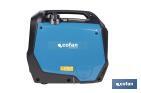 Generador inverter de gasolina de 79,7 cc | Motor de 4 tiempos OHV | Generador inverter portátil | Máxima potencia: 2 kVA - Cofan