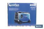 Generador inverter de gasolina de 223 cc | Motor de 4 tiempos | Generador inverter portátil | Máxima potencia: 3,8 kVA - Cofan