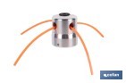 Cabezal multihilo universal para desbrozadora| Compatible con hilo precortado | Incluye llave hexagonal e hilo precortado - Cofan