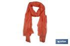 100% THIN CASHMERE SHAWL "NAREYA" - Cofan