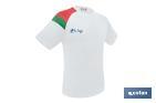 Camiseta blanca con detalle bandera de Portugal - Cofan