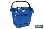 SHOPPING BASKET WITH WHEELS 640 X 360 X 450 MM (52 LITERS)