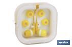 AURICULARES CORT  7 x 7 x 2 cm - Cofan