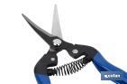 Harvest shears with round tip and total length of 185mm | Special for gardening works - Cofan